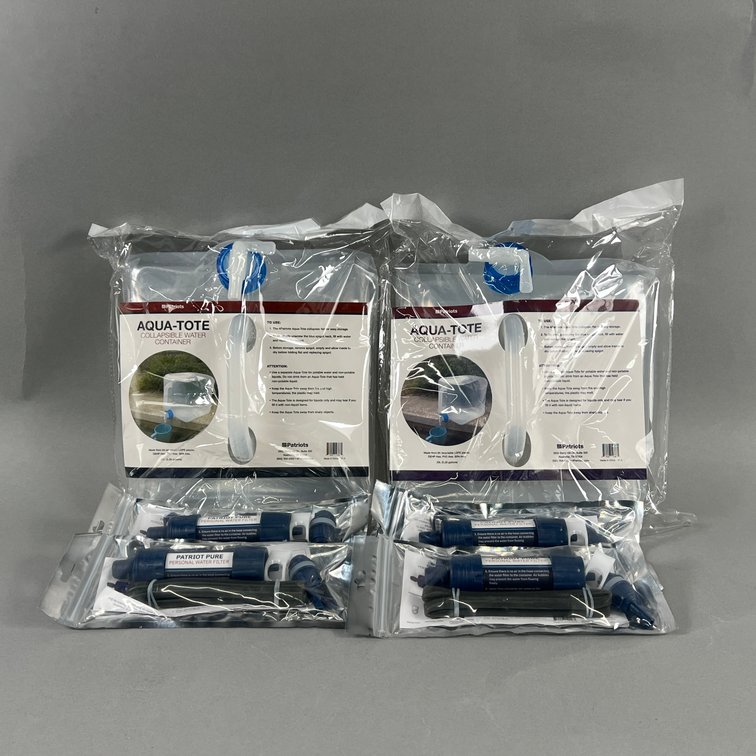 4Patriot: Pure Personal water Filter + Collapsible Aqua water container