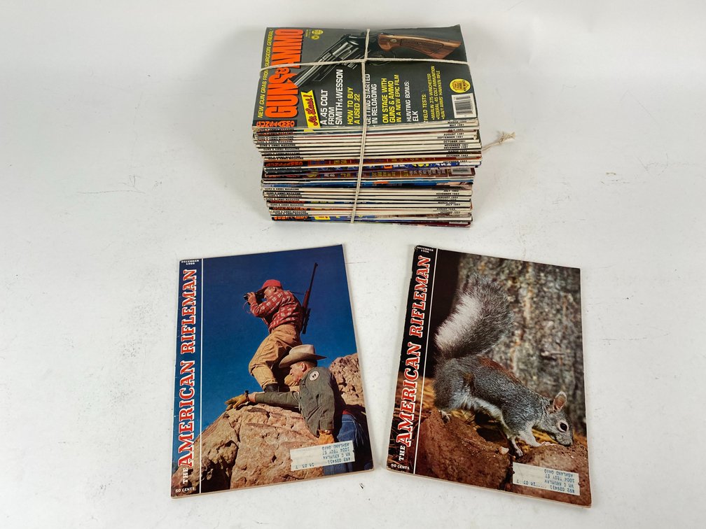 30+ Vintage American Rifleman Magazines