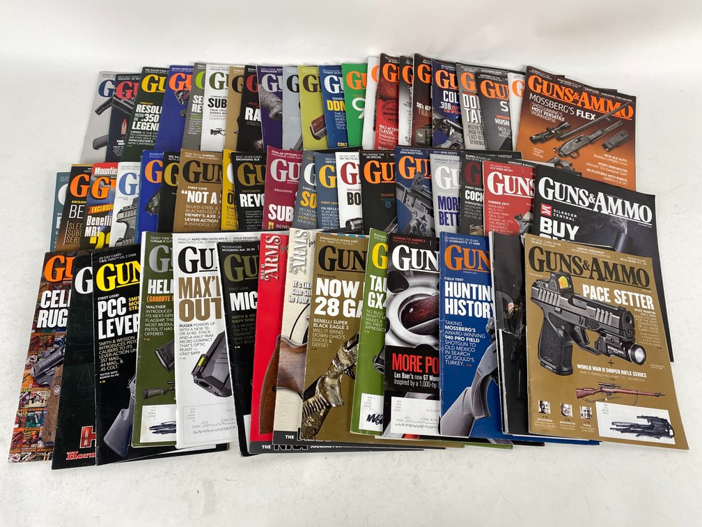 30+ Guns & Ammo Magazines