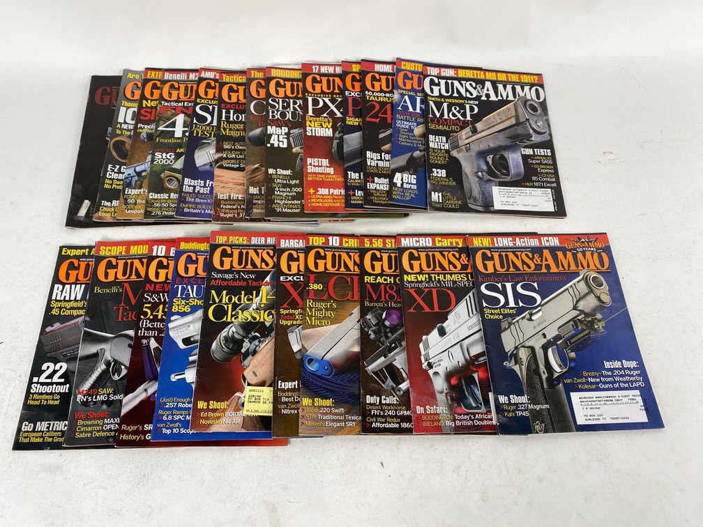 20+ Guns & Ammo Magazines