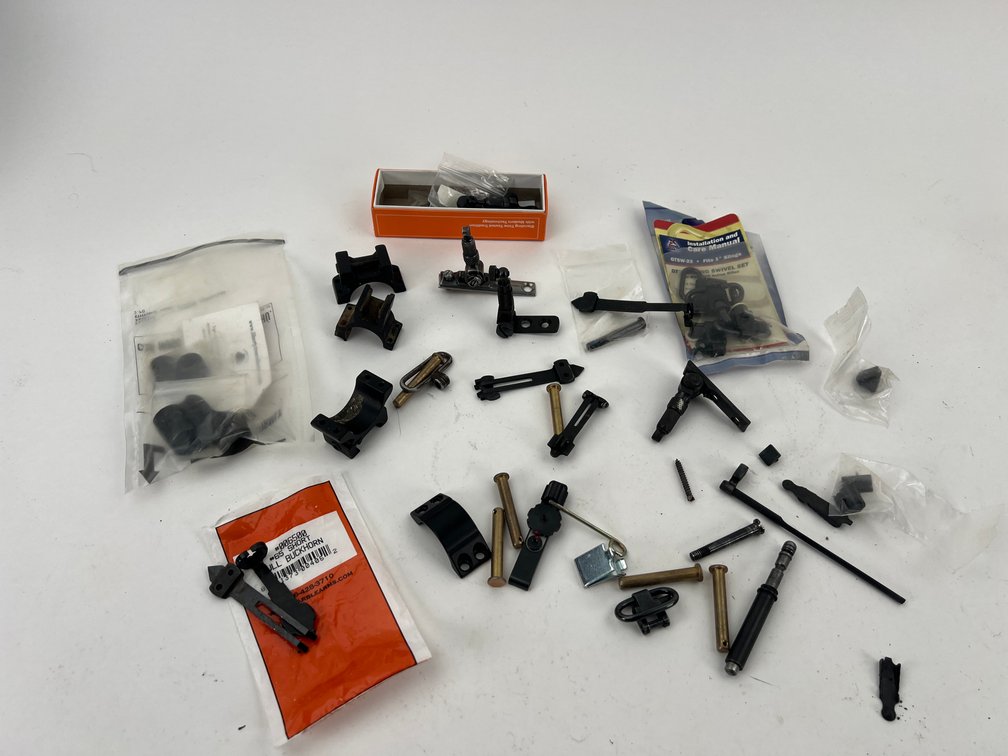Assortment of Sights and Mounting Brackets