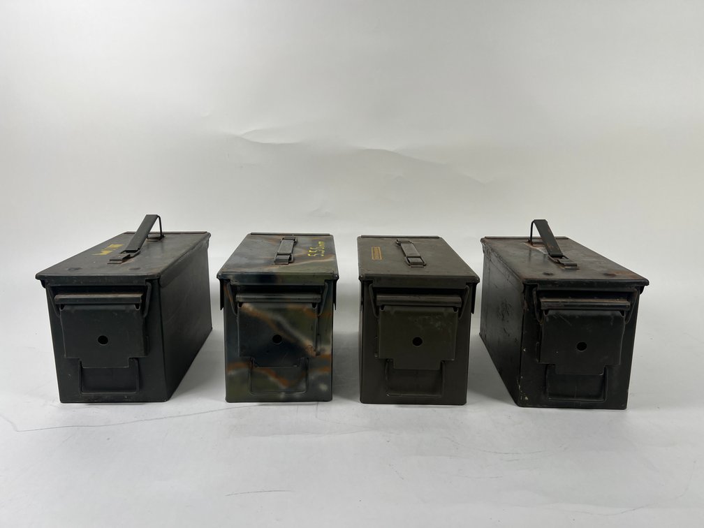 (4) Metal Ammunition Cans