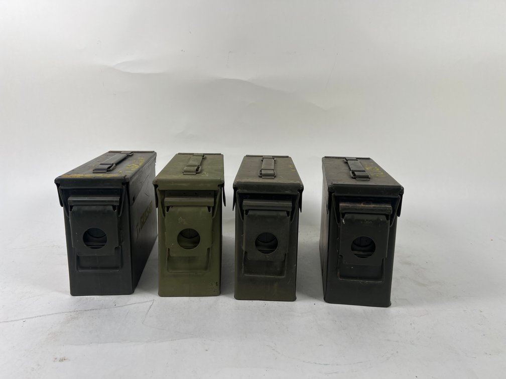 (4) Metal Ammunition Cans