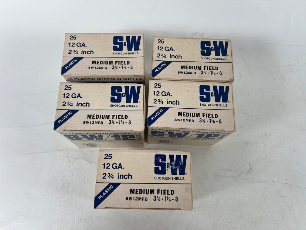 240 +/- 12 Ga Federal and S&W Shells