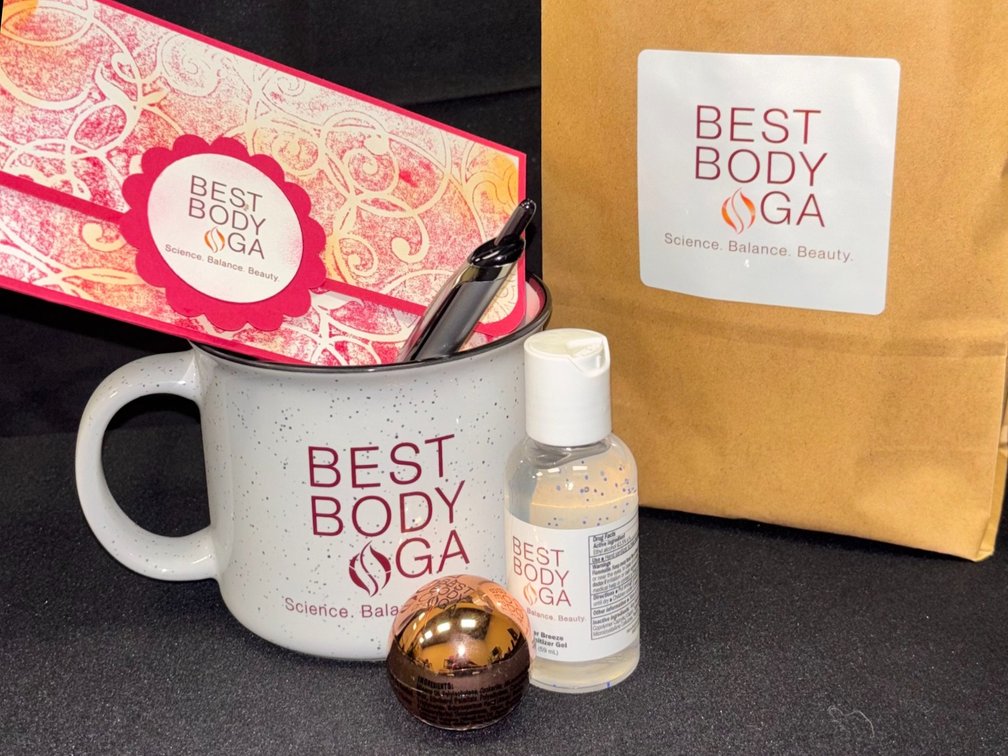 Best Body Gift Certificate & Gift Mug with Goodies