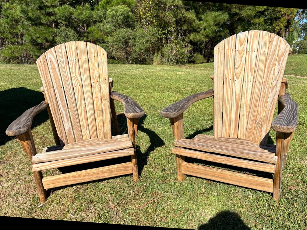 Set of 2 Adirondack chairs