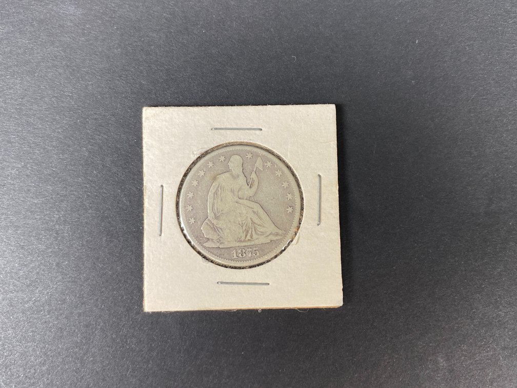 1875 Seated Liberty Half Dollar