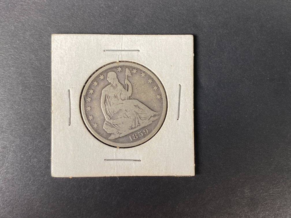 1859-O Seated Liberty Half Dollar