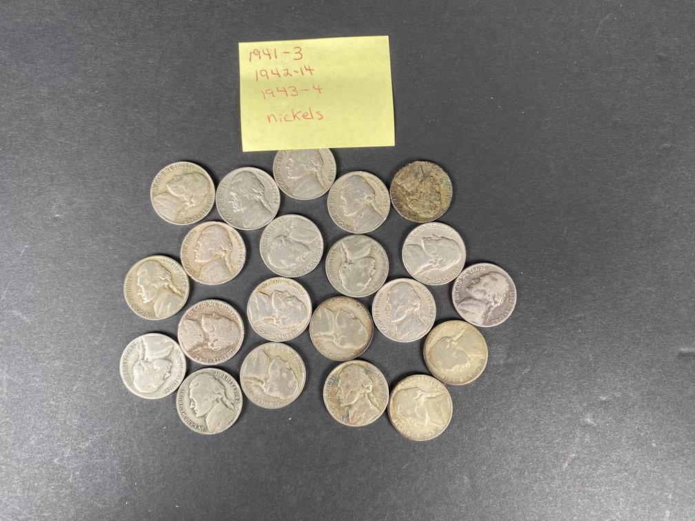 (21) Wartime Nickels from 1941-1943
