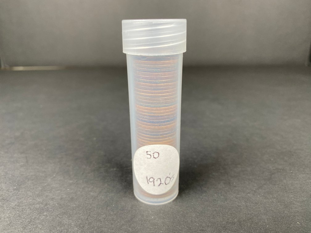 Roll of 50 Lincoln Cents from 1920's