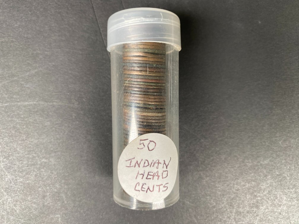 Roll of 50 Indian Head Cents