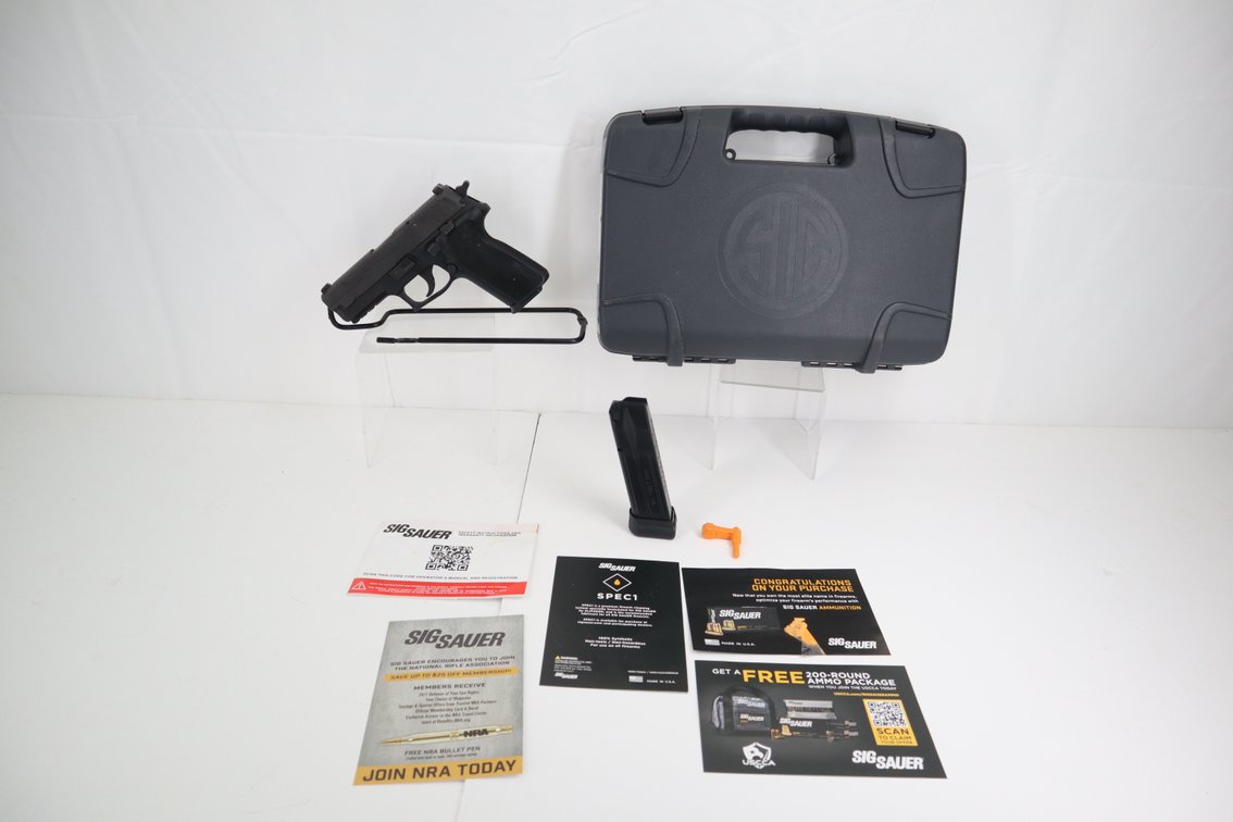 Sig Sauer P229 9x19 Pistol with Tritium Ironsights in Box with Spare Magazine