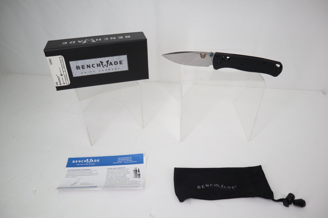 Benchmade Bugout Knife in Box with Paperwork
