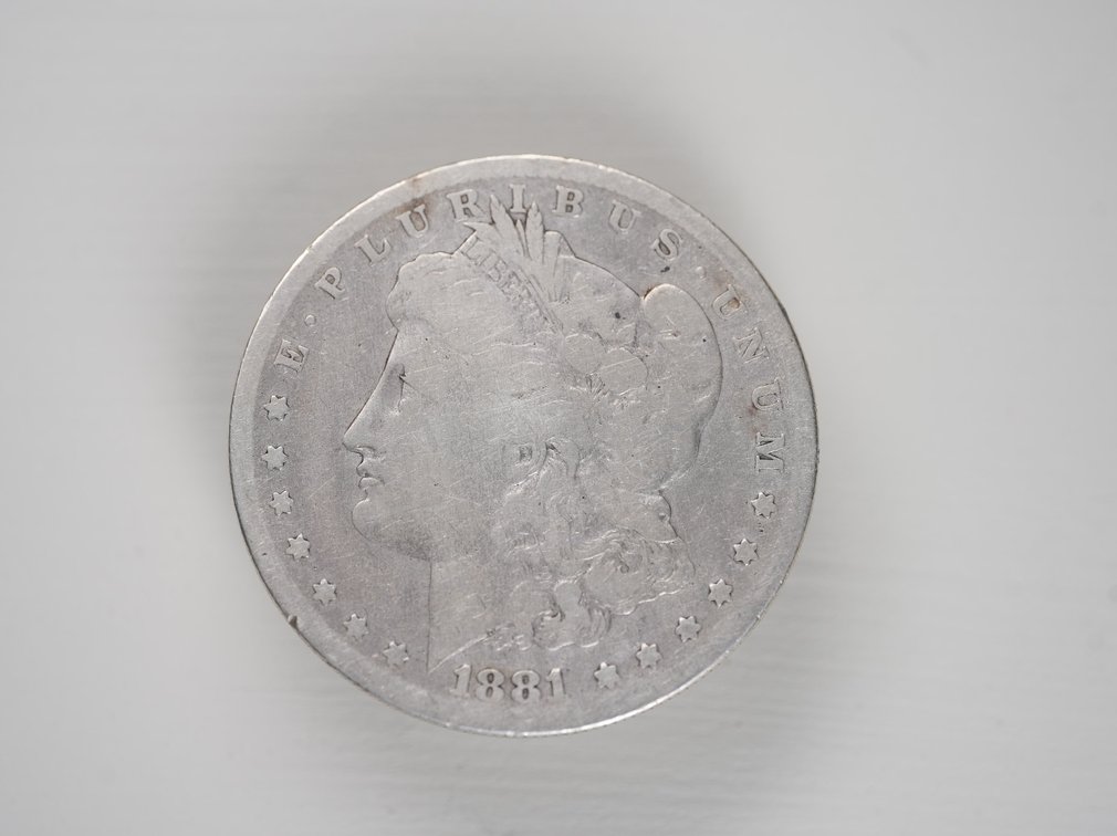 1881 S Morgan Silver Dollar