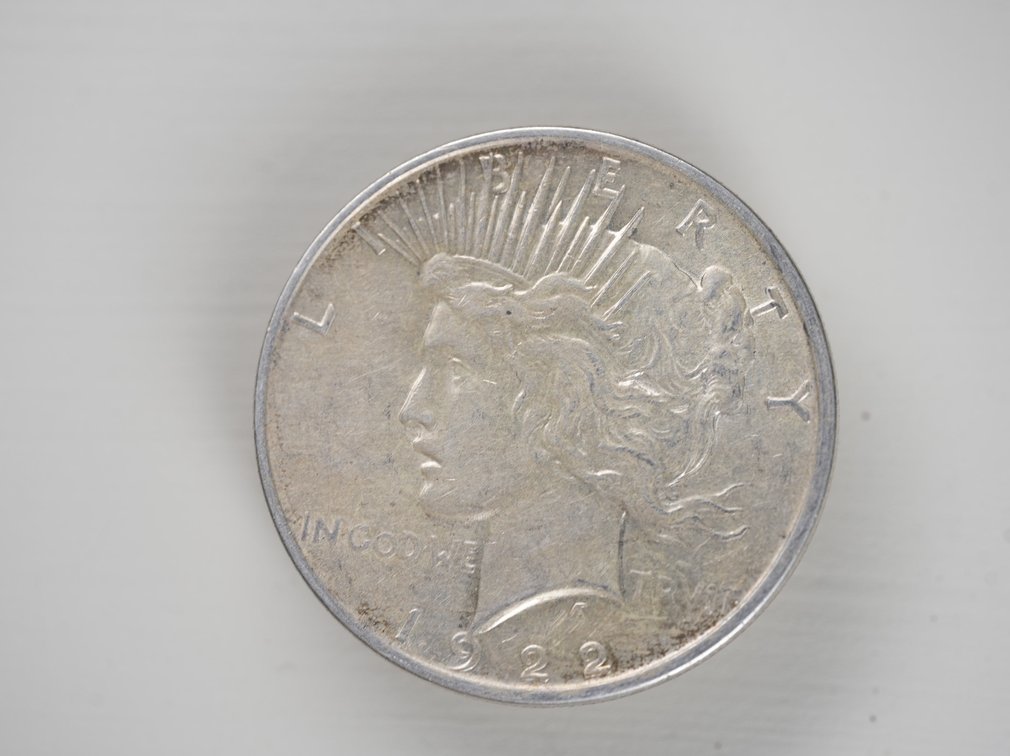 1922 D Peace Dollar