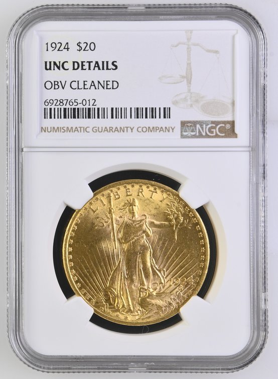 1924 $20 Saint Gaudens Gold Double Eagle