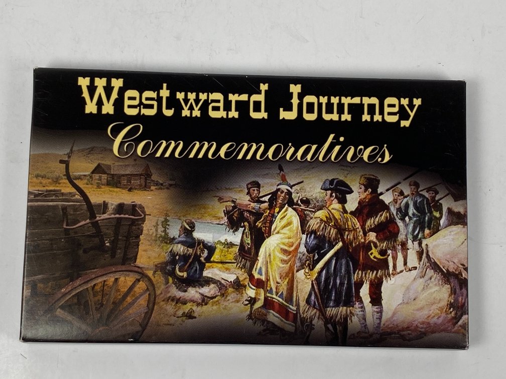 2004 P and D Westward Journey Peace Medal Gold Edition Nickels