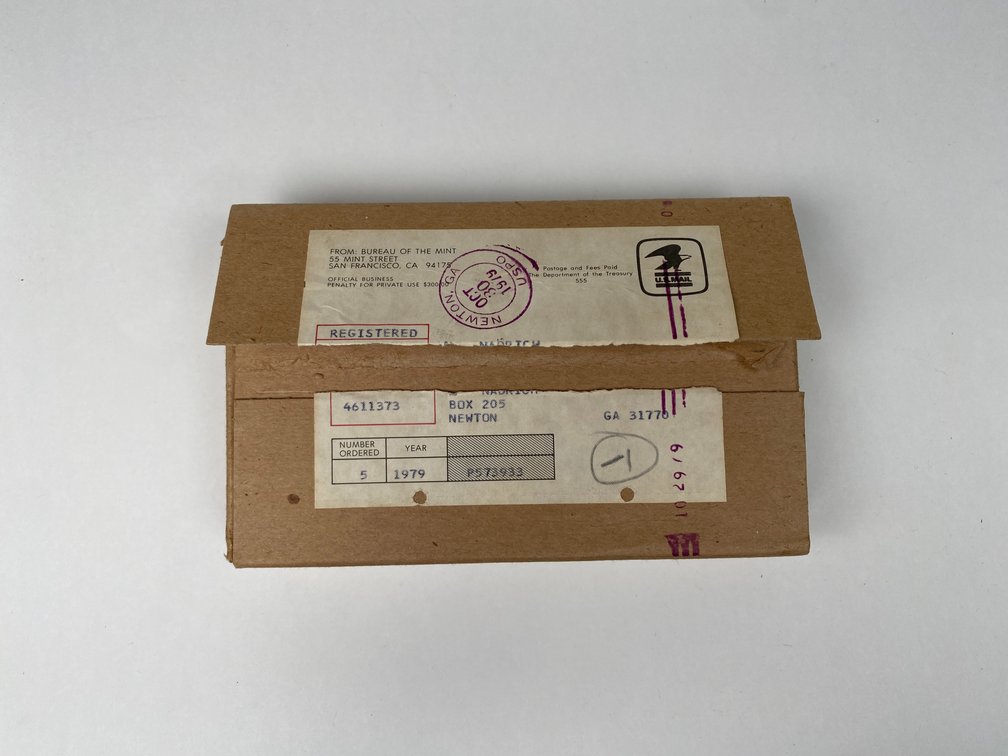 (5) 1979 P and D Uncirculated Coin Sets in Original Shipping Box