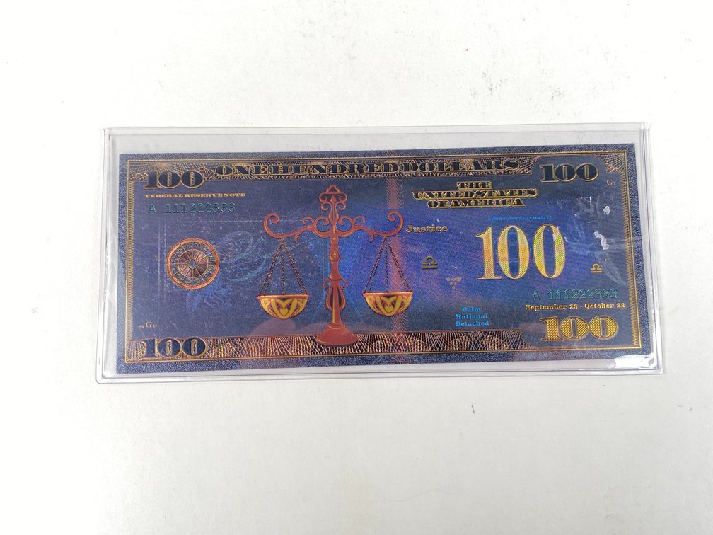 $100 Astrological Bank Note