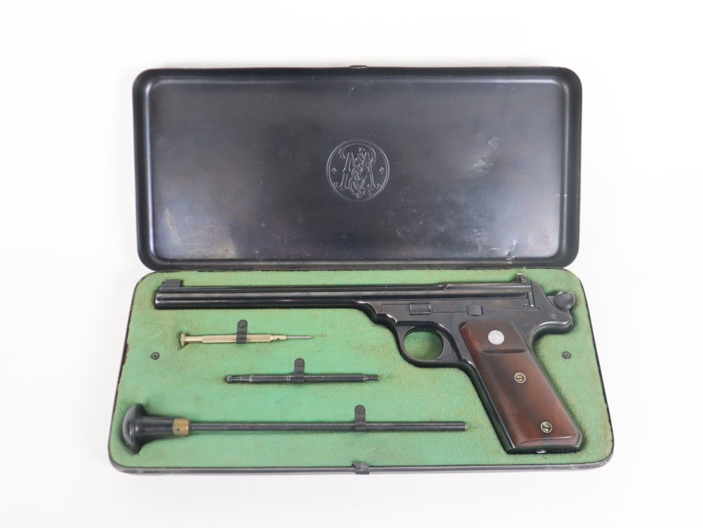 Smith & Wesson Fourth Model The Straight Line Single Shot Pistol .22 LR