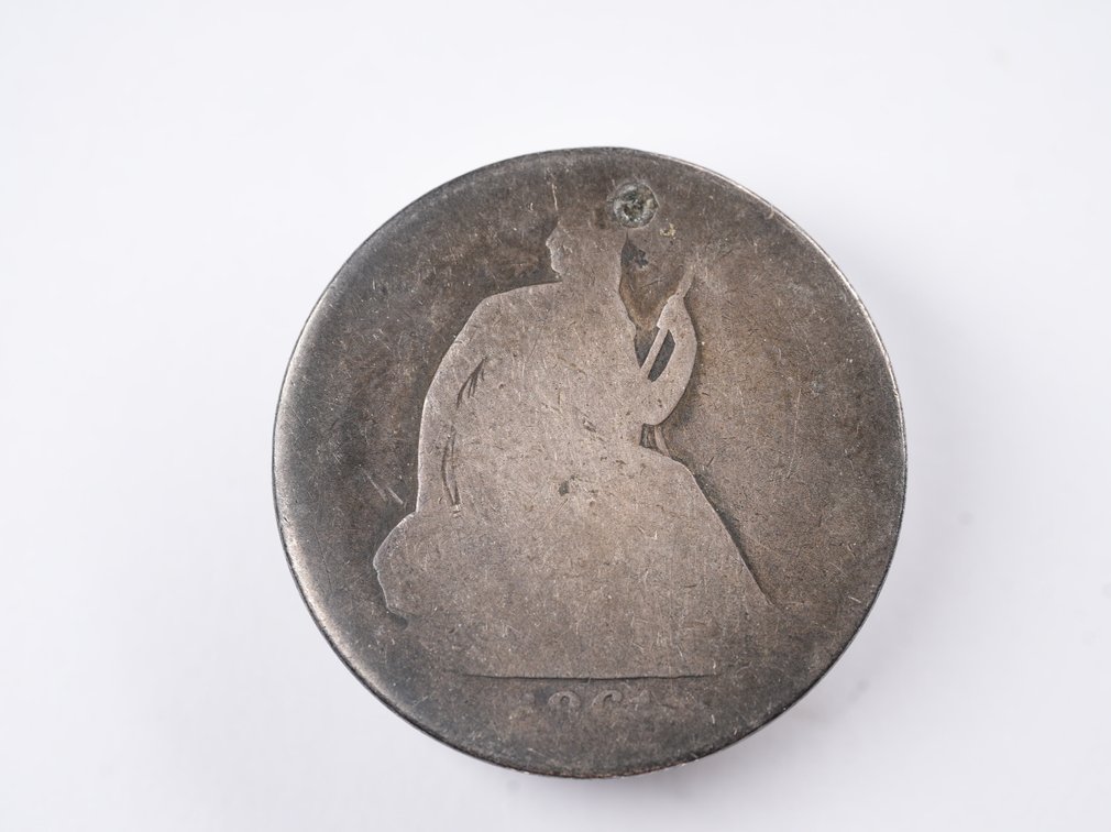 1861 O Seated Liberty Half Dollar