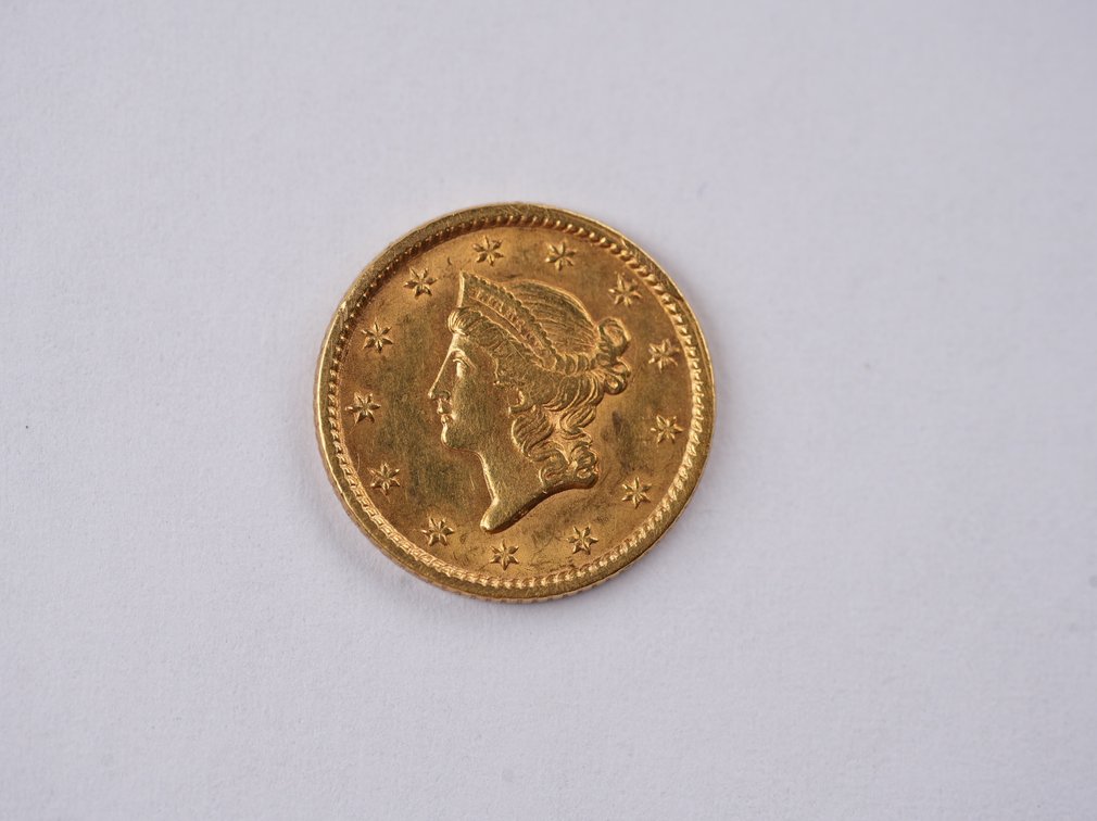 1851 $1 Gold Dollar Type I