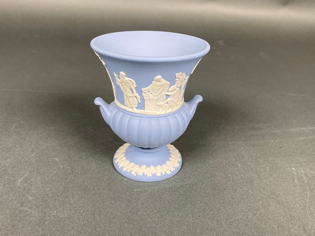 Wedgewood Jasperware Made In England Mini Urn Vase