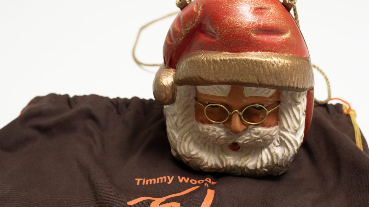 Vintage Timmy Woods Santa Purse-