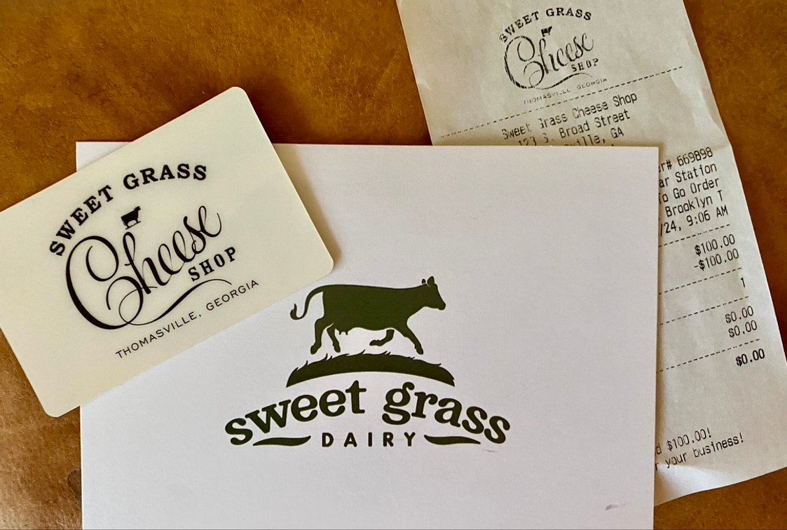 Sweet Grass Cheese Shop $100 Gift Certificate 