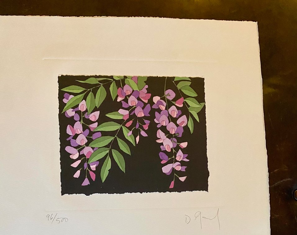 Native Wisteria Giclee Prints by Artist  Dan Goad 