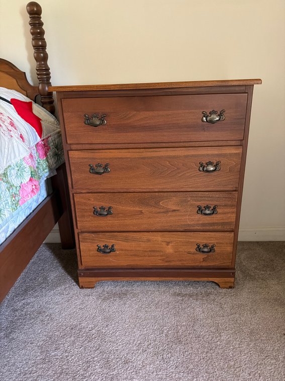 Vintage maple chest