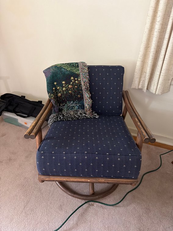 Clark Casual Brand chair with bamboo frame