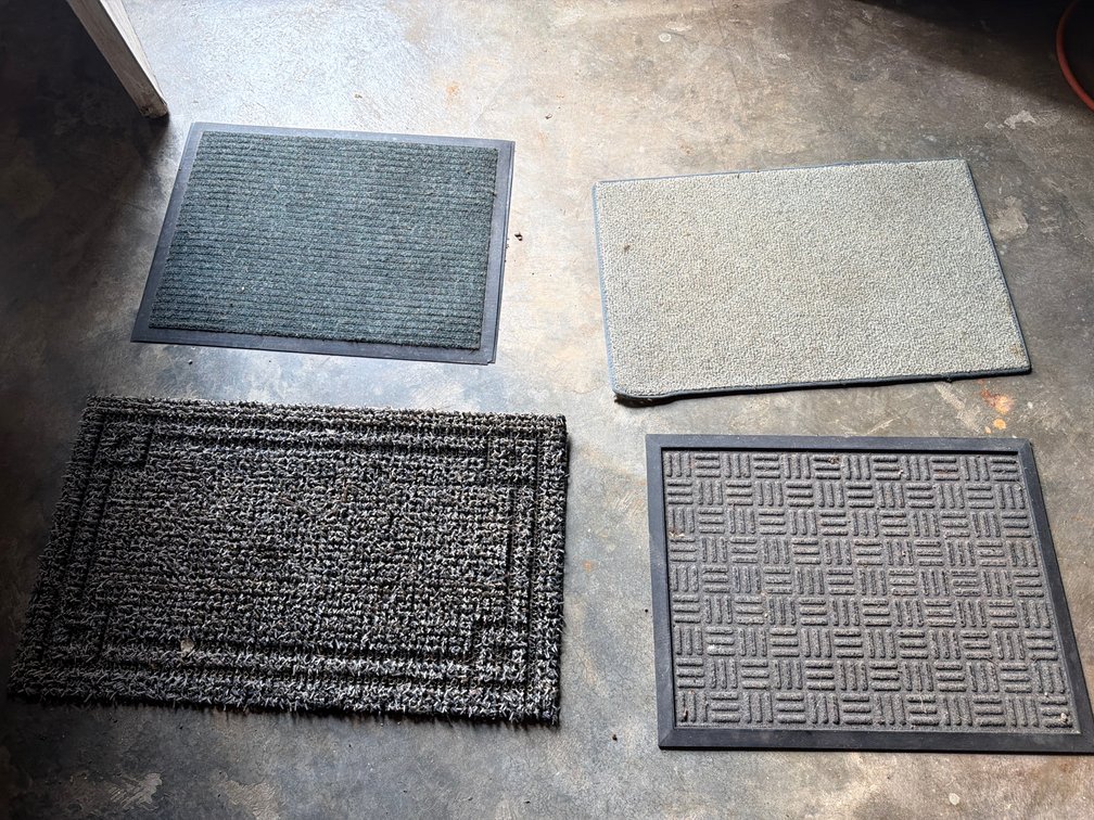 Variety of outdoor and bath mats