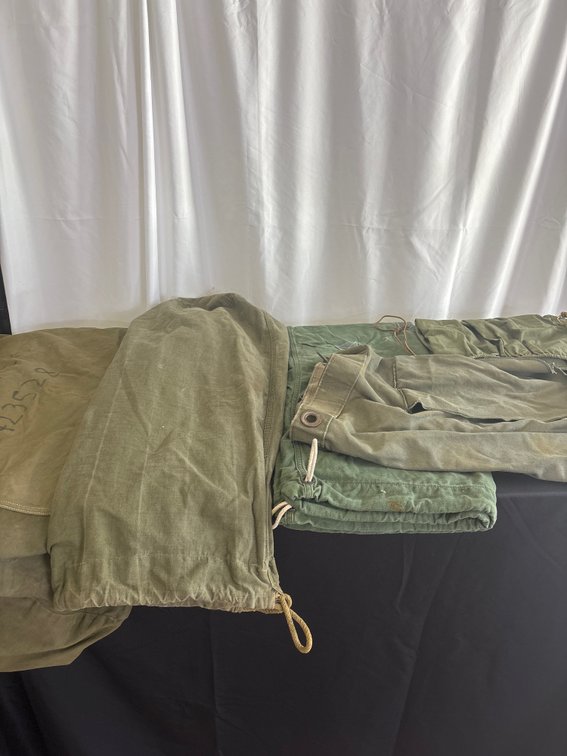 Vintage Military Canvas Bags, Covers & Field Gear Lot