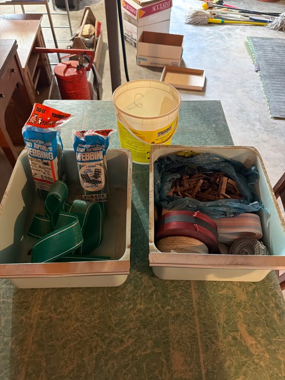 Lot of Upholstery & Craft Supplies