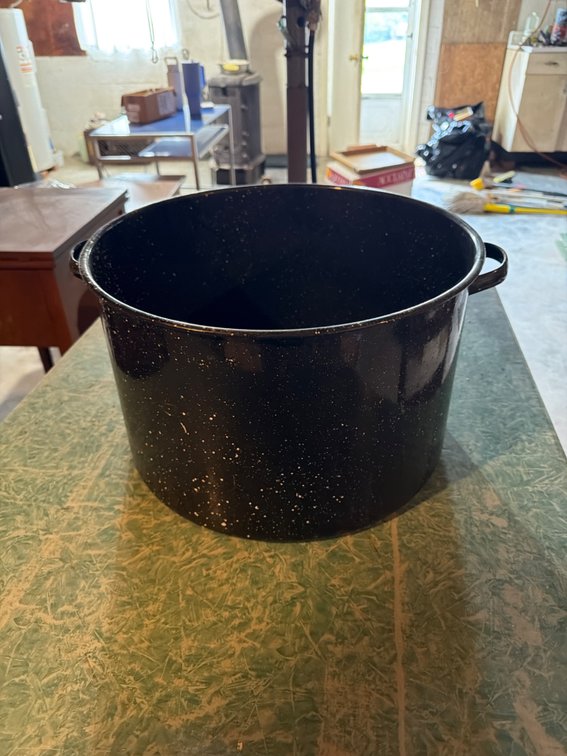 Large Enameled Stock Pot