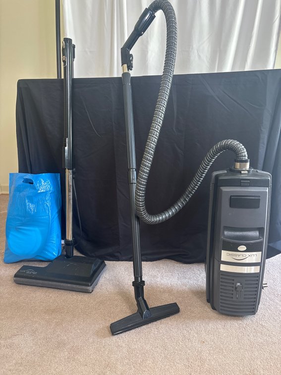Lux Classic Canister Vacuum with Power Nozzle & Attachments