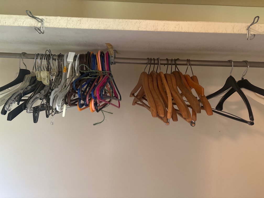 Assortment of hangers