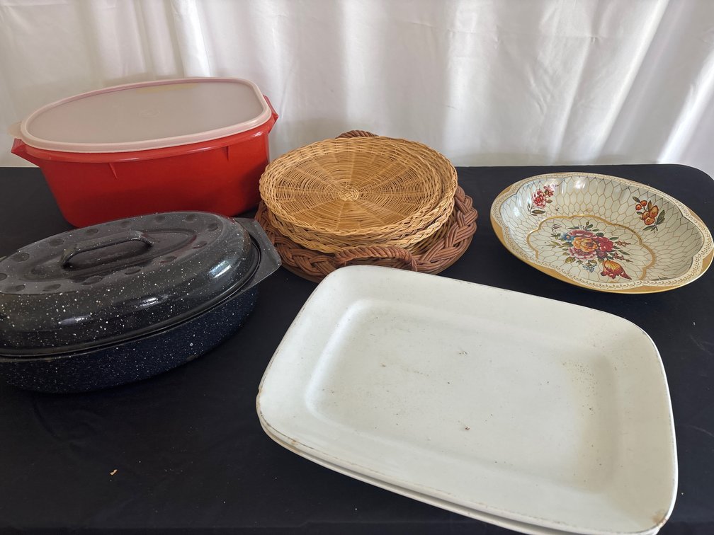 Lot of Assorted Serving & Kitchenware