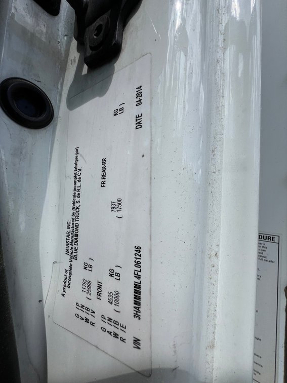 Image for 2015 International 4300 Box Truck