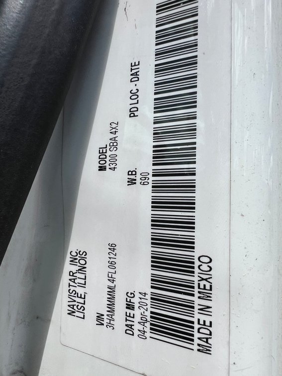 Image for 2015 International 4300 Box Truck