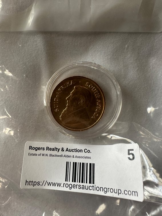 1975 South Africa Krugerrand 33.93 Grams .917% Gold