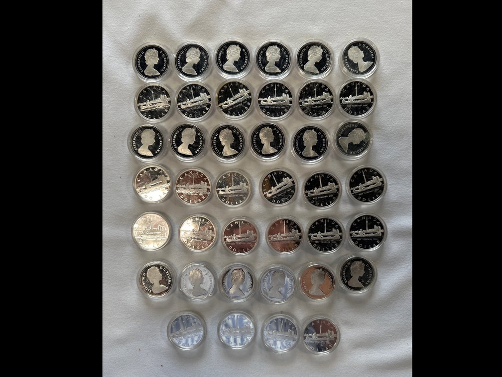 40X 1984 Canada Toronto 150 Ann. 50% Silver 23.32 Grams each