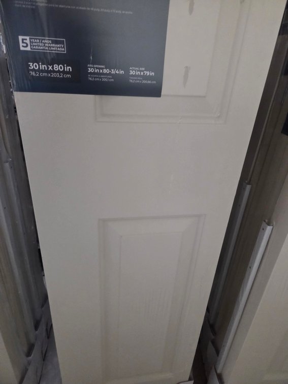 Bifold Door (2 panel sq. top smooth molded) closet (4 units)