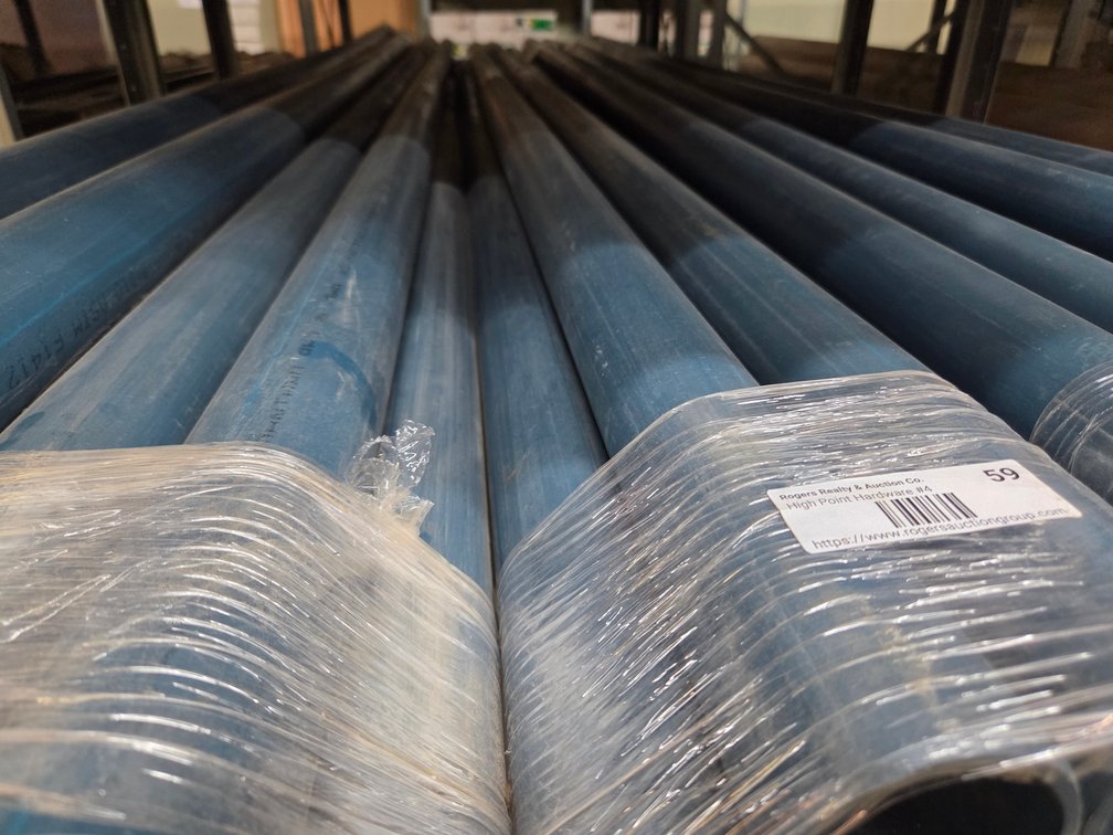 Blue Plastic Pipe 50pc.
