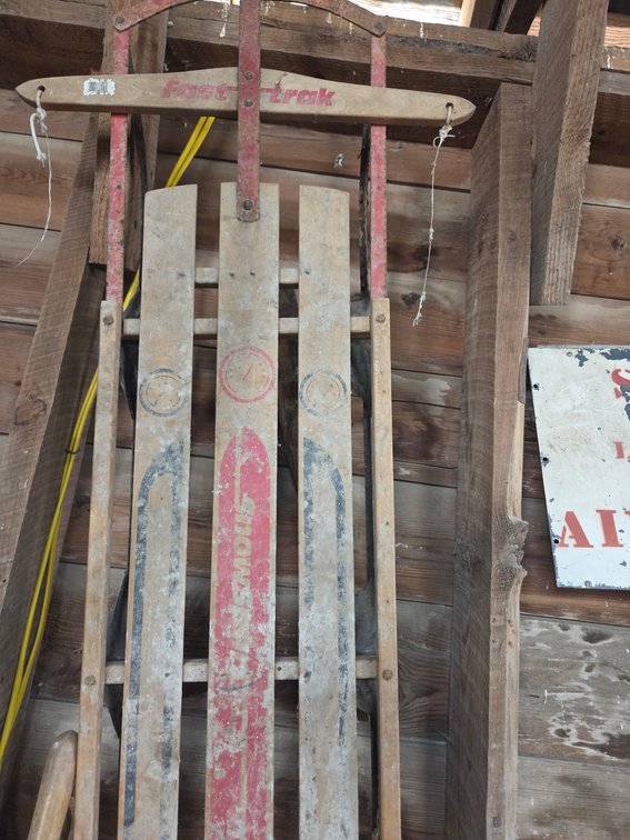 Snow sled (wooden)