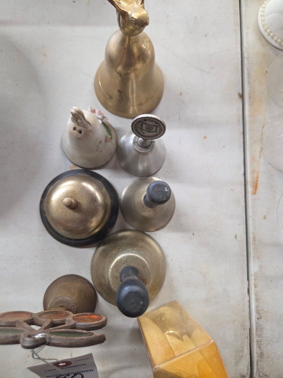 Assorted metal bells