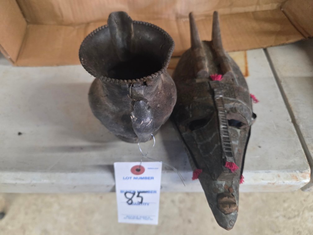 Wooden Mask, Metal creamer