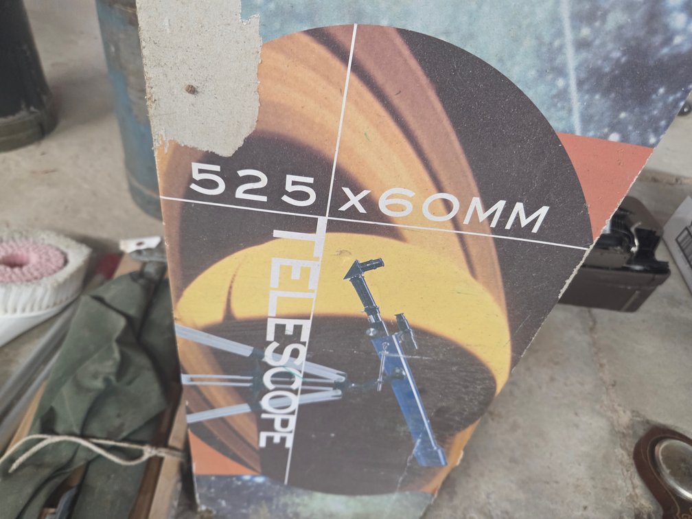Telescope and army hammock