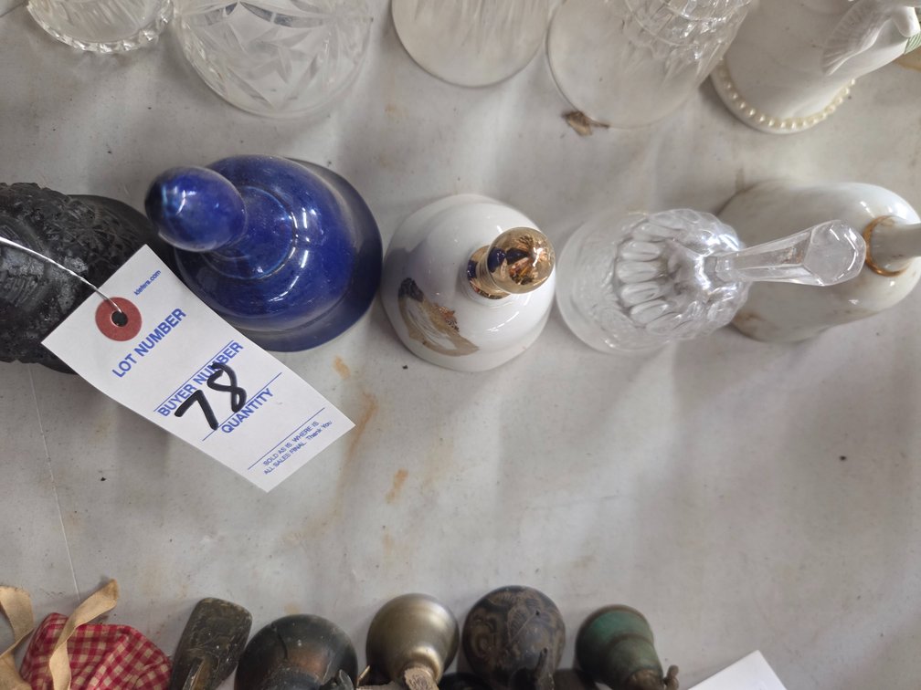 Assorted glass bells
